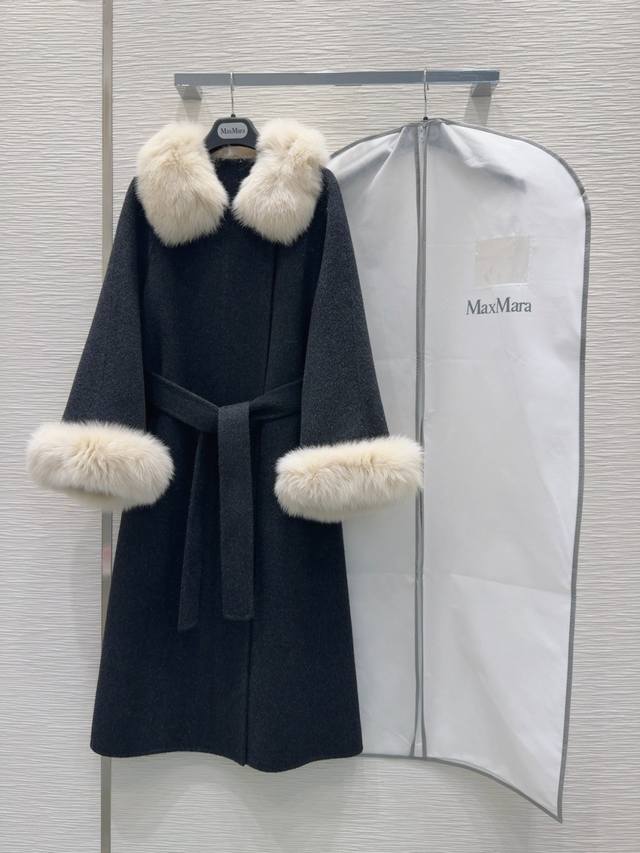 Original quality channel best seller Max Mar*A double-faced cashmere coat for h