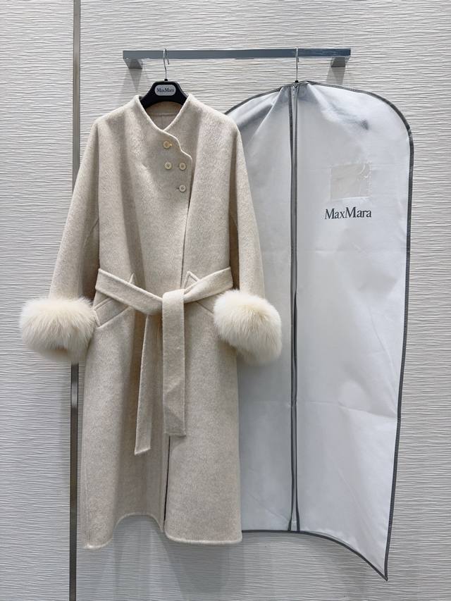 Original quality channel hot goods Max Mar*A double-faced cashmere coat for hig