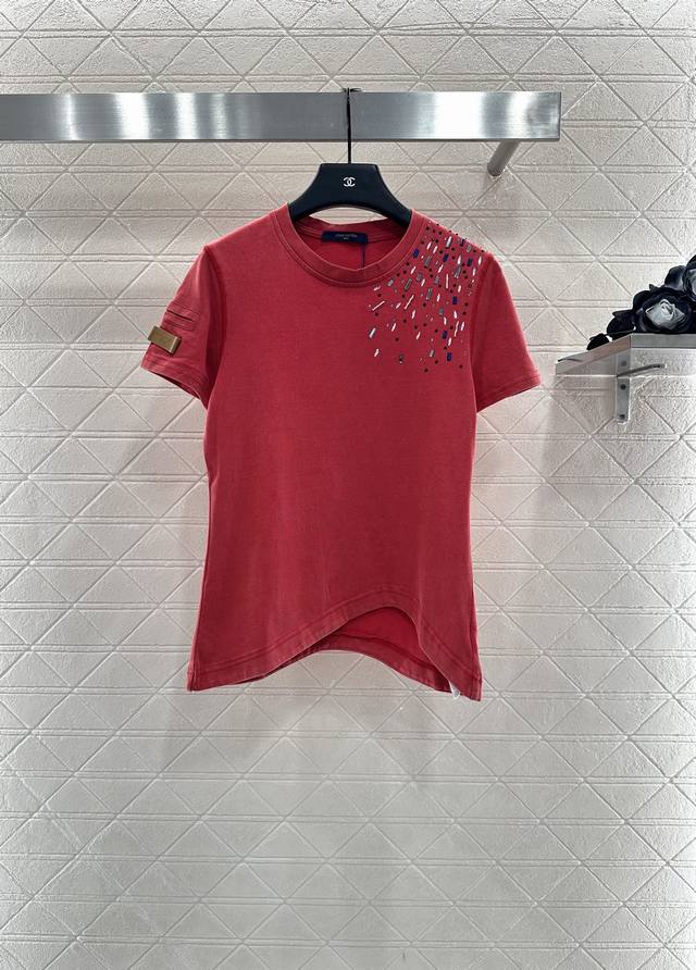 Louis Vuitto*2025 New Arrivals Round Neck Colored Diamond Irregular Custom Yb Wa