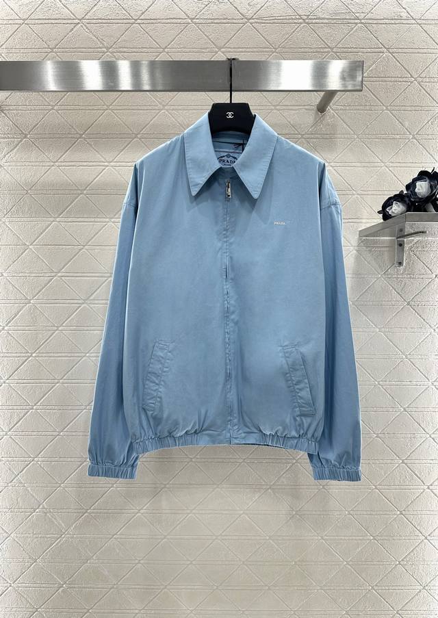 prad*2025 New Arrival Zipper Jacket Custom Yb twill cotton material with exquisi