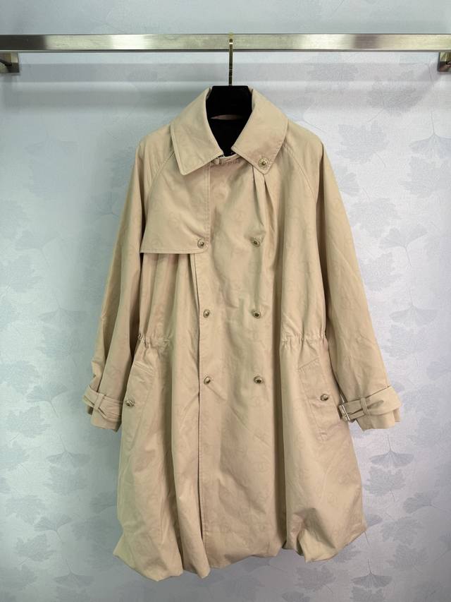Chane*2025 Early Fall New Style Elegant and Intellectual Trench Coat Long Jacket