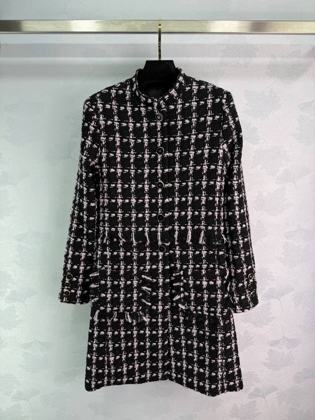 Ch*2025 Early Fall New Braided Dress with a Long Hem. Custom-made YB imported wo