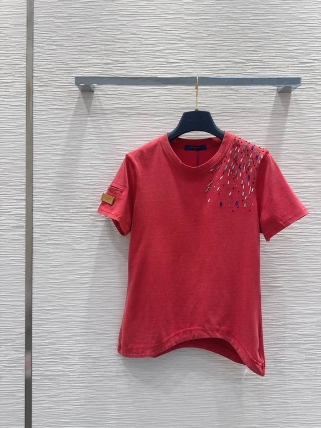 Louis Vuitto*2025Fw new T-shirt has a high density and a superb feel. It's a tru