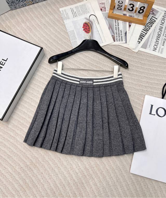 Miu Miu Preppy Knit Set. Miu's preppy style never disappoints; it's sweet and be
