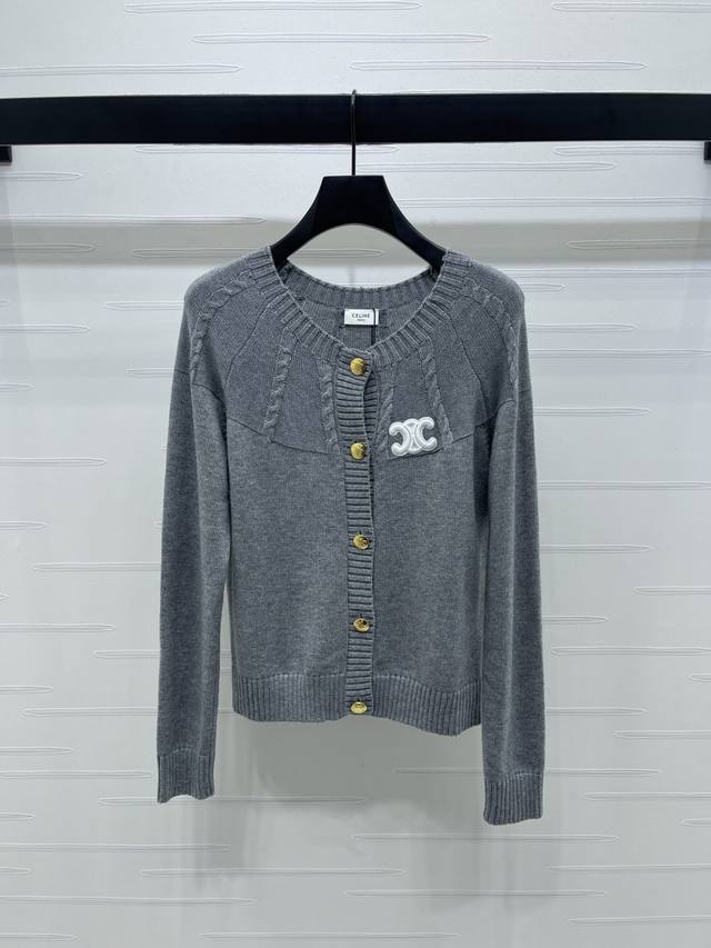 New, original, high-end quality Celin* 2025 Early Fall collection! Round-neck k