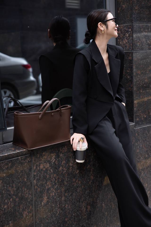 New autumn style "Haute couture" series Italian temperament fashion wide-leg pa