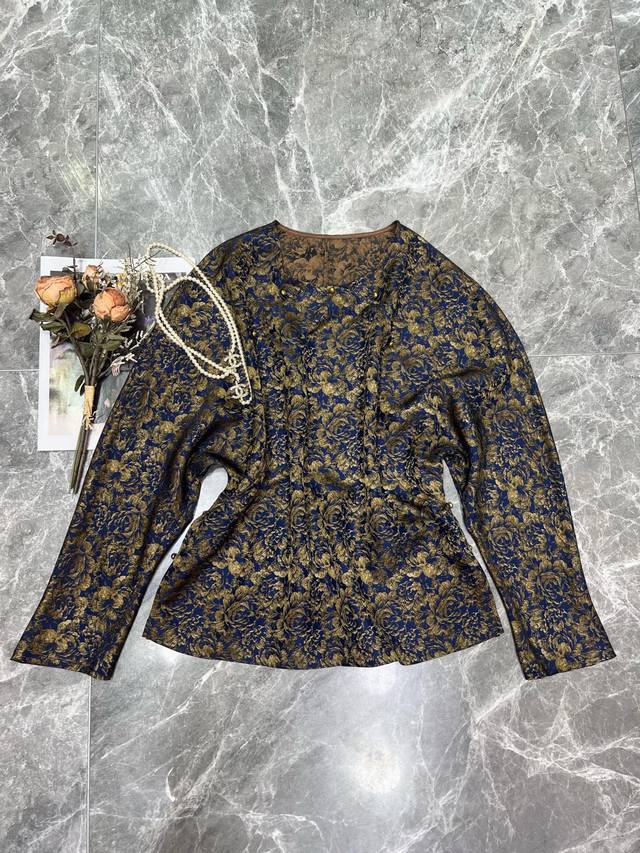 European goods new original exclusive high-end custom fabric jacquard silk desi