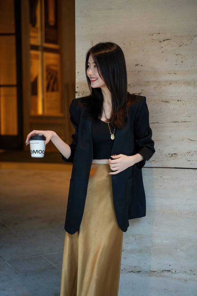 Rayon forged jacquard suit jacket casual temperament four seasons commuting all-