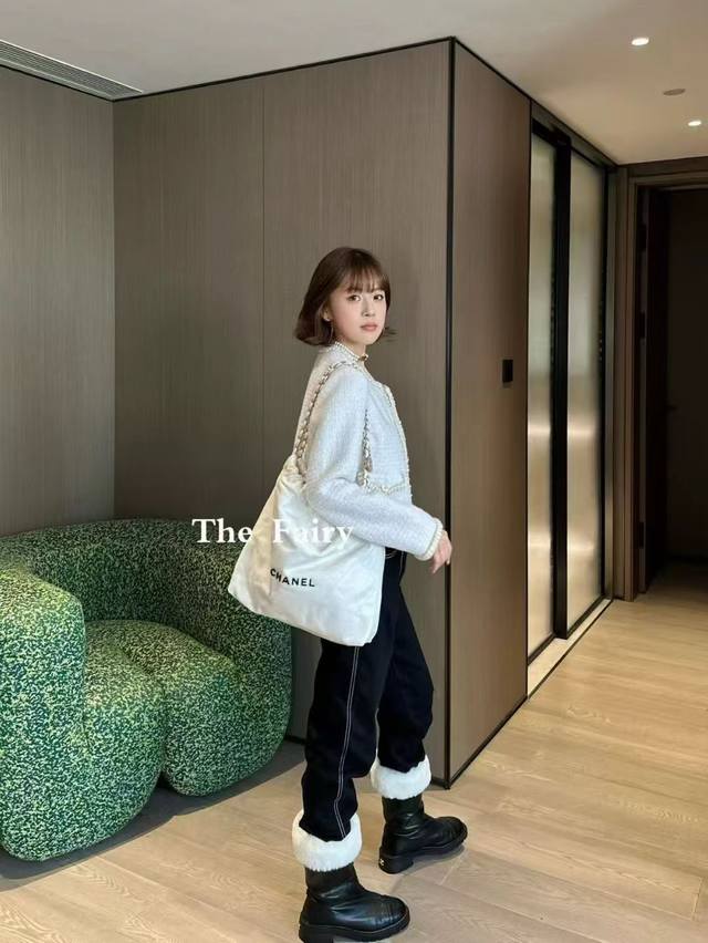 Chanel Ancient Greek aesthetic tweed jacket Custom tweed fabric Custom woven an