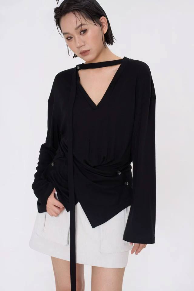 Heavy Tencel wool bottoming shirt 2 colors! New early autumn style multiple wea