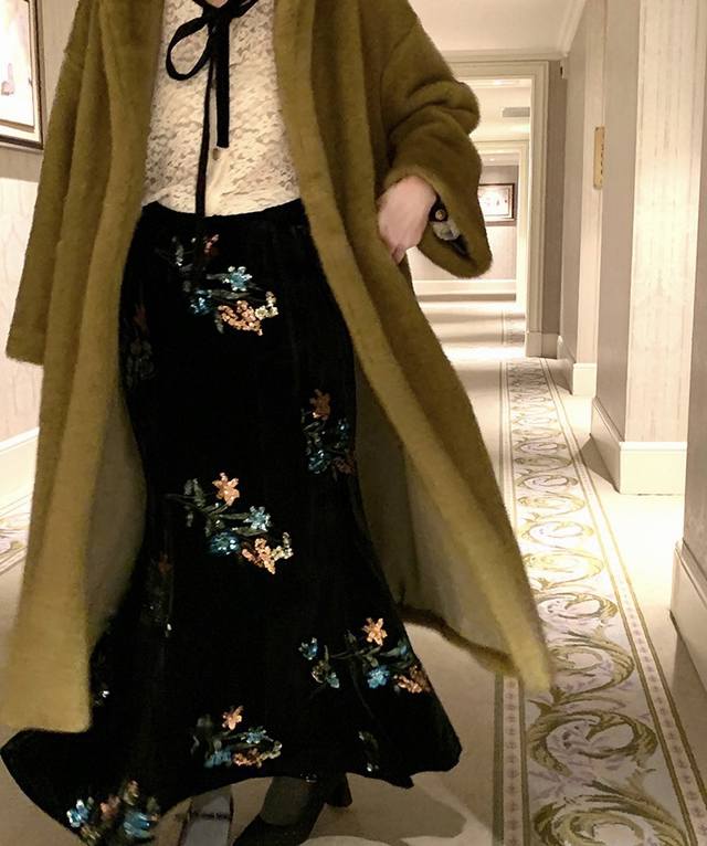 High-end version shipped in large quantities Dark Night Flowers Retro New Chine