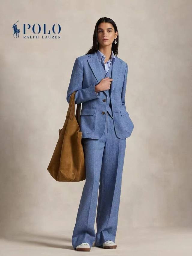 Ralph L counter same suit worsted wool slim version suit jacket straight wide-le