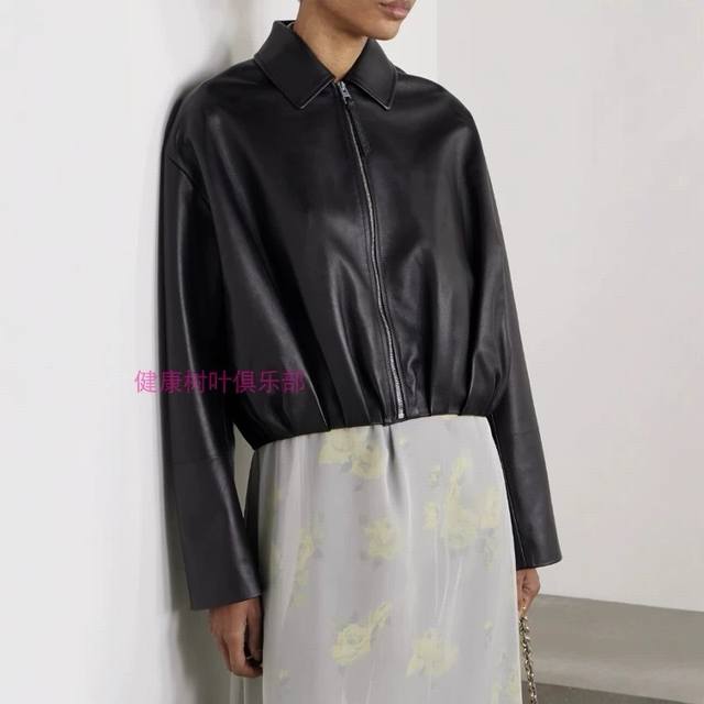 Loewe leather jacket! Same as Yang Mi's Loewe 25Fw early autumn latest retro mod