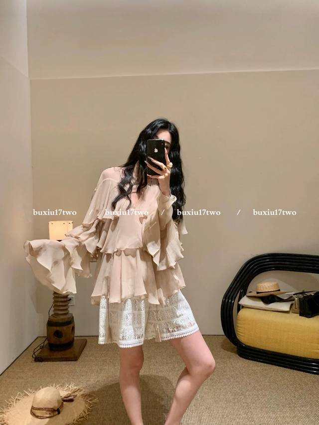 High-end first order bulk shipment Elegant and exquisite design sense ruffled l