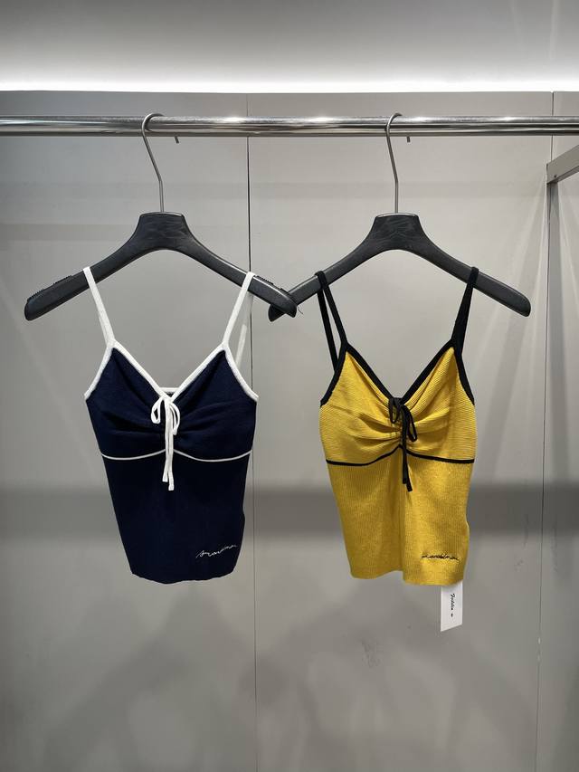 Spring and summer new arrivals contrast color knitted vest