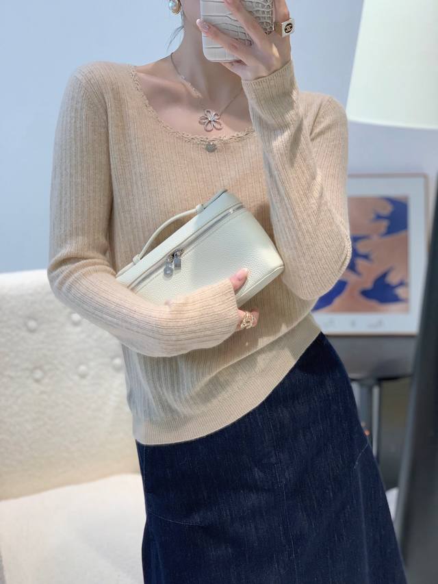 Autumn new 30 cashmere round neck sweater