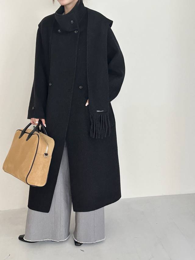 Large scarf hat, flower rice, oatmeal, dark gray, charcoal gray, four colors an