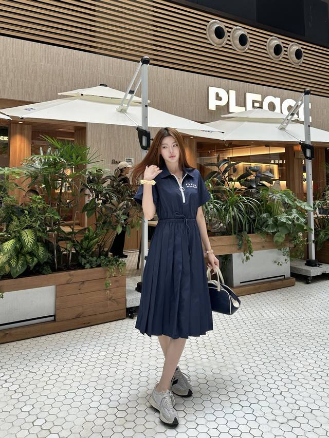 prad* Ss new dress, lightweight fabric, full of fashion and high-end feeling, wi