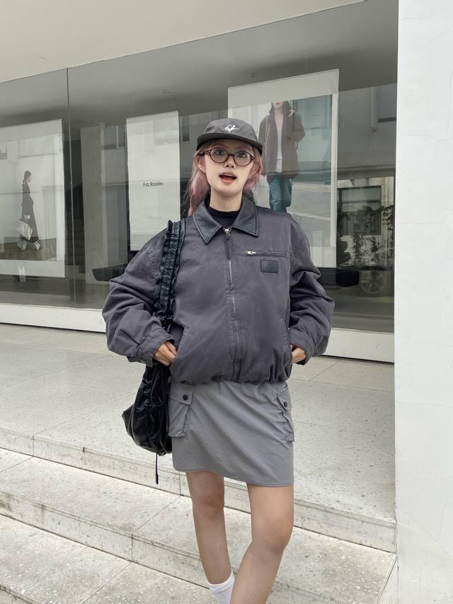 Acne Studi*S 25Fw Fall/Winter New Barn-Style Leather Collar Jacket | Exclusive Y