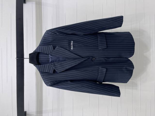 New, original, high-quality Miumi* 2025 Early Fall collection! Vertical striped