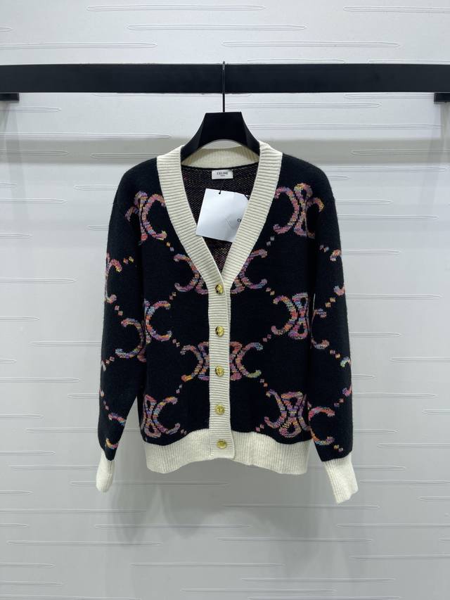 New, original, high-quality Celin* 2025 Early Fall collection! Colorful jacquar