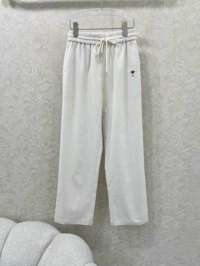 Dio* 25 new wide-leg pants, simple and elegant, casual pants with a drawstring w
