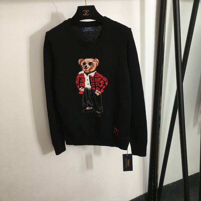 Style No. 9547 Polo Ralph Lauren new handsome human-shaped bear jacquard patter