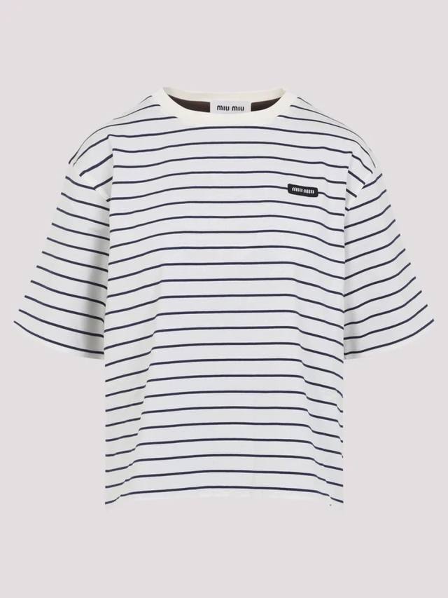 25 Early Autumn New Striped Double-sided Casual T-shirt Fashionable Girl's Outfi