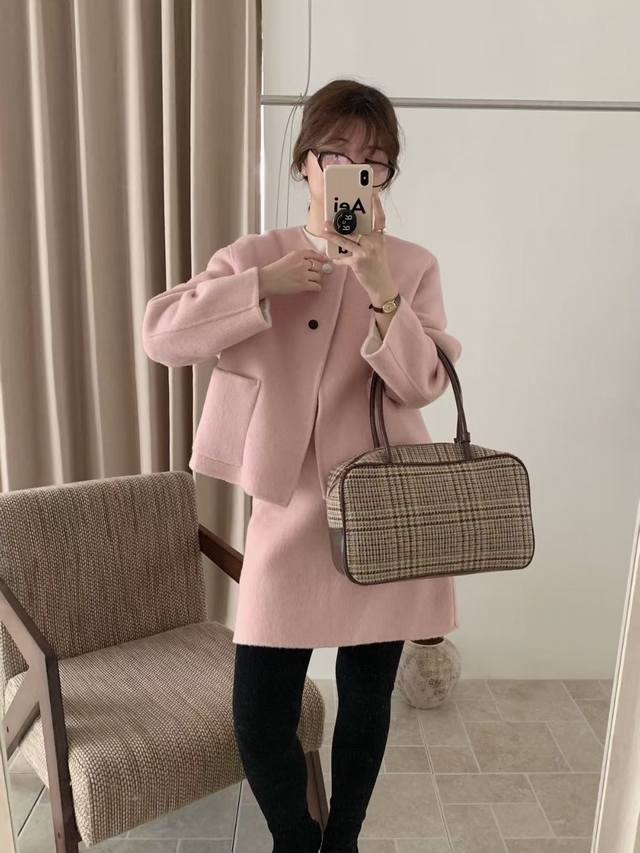 High quality double-sided wool suit Sm