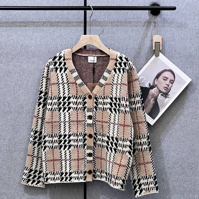 Burberry 2025S Autumn and Winter Classic Series Jacket Sml Wool