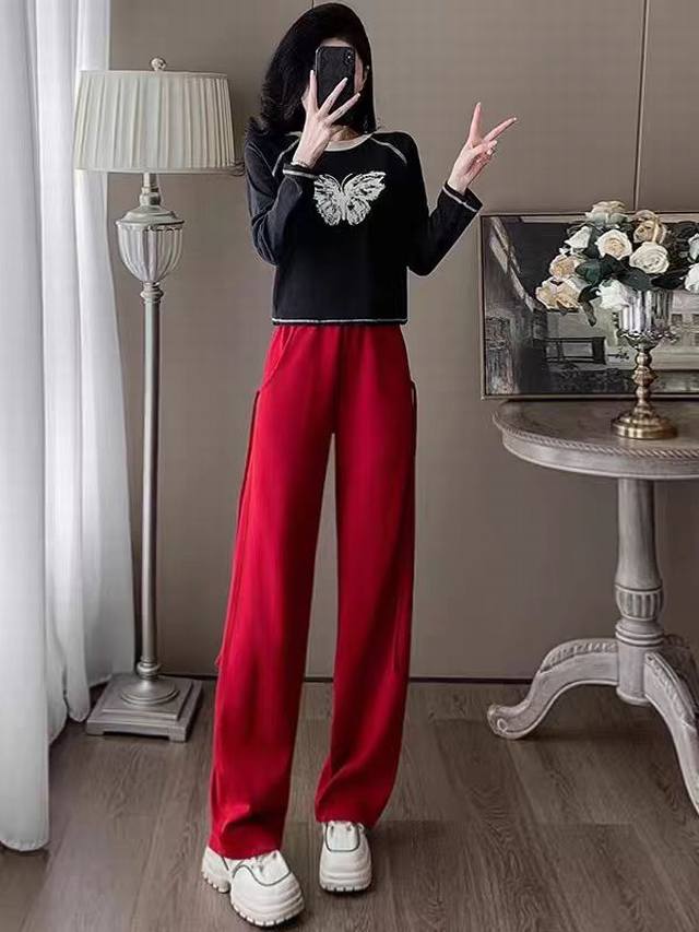 Size: SML-Xl-Xxl Color: Black~Red Fabric: Cotton Description: Elegant and styli