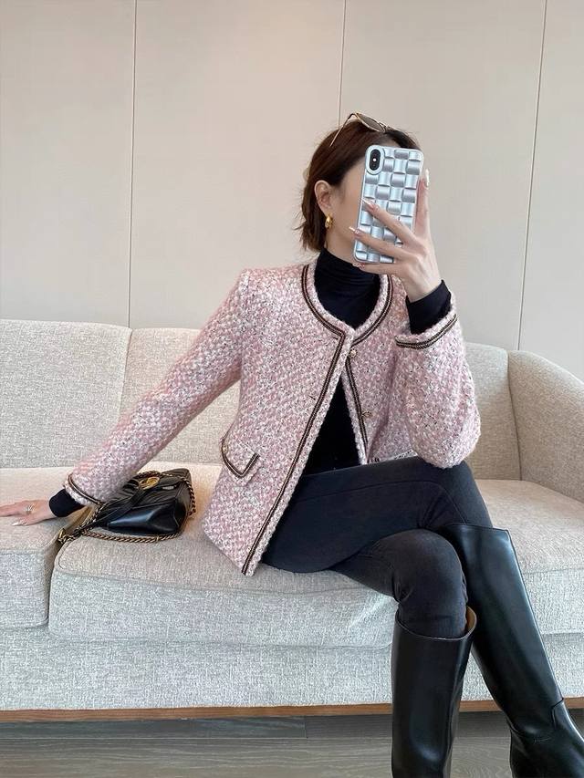 Super popular high-end Chanel style series! Original custom-made heavy-worked co