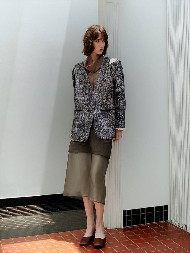 Exclusive original, heavily engineered blazer, Smlxl . The heavily engineered