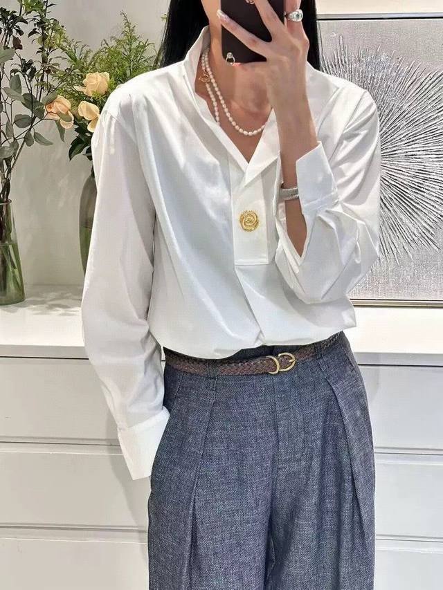 New custom imported high-count cotton fashionable and stylish stand-up collar w