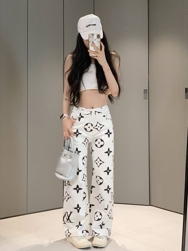 25Ss new donkey print straight jeans ~ exclusive new arrival, custom printed let