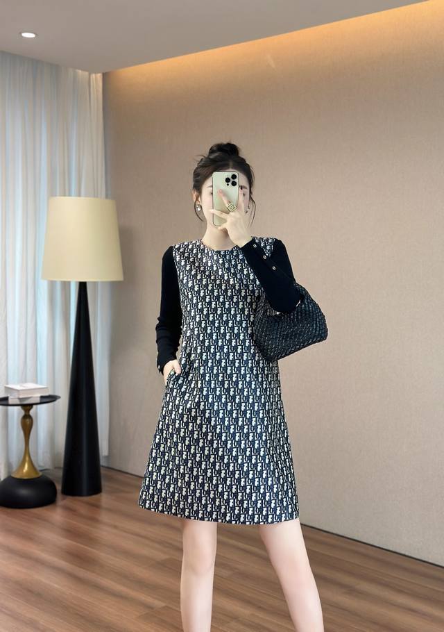 2025 Early Autumn New Style Hot Style Recommendation Dior Same Style Dress Custo