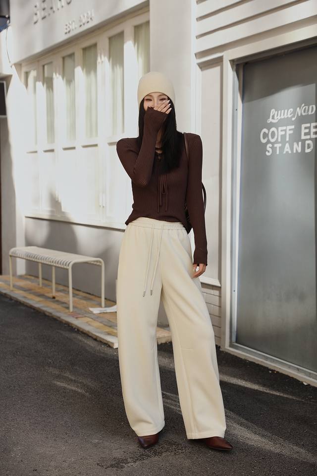 New Silk Wool Bamboo Casual Banana Pants Size: SML Xl