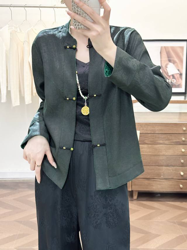 New 100% silk Xiangyunsha double-sided double-wear jacket
