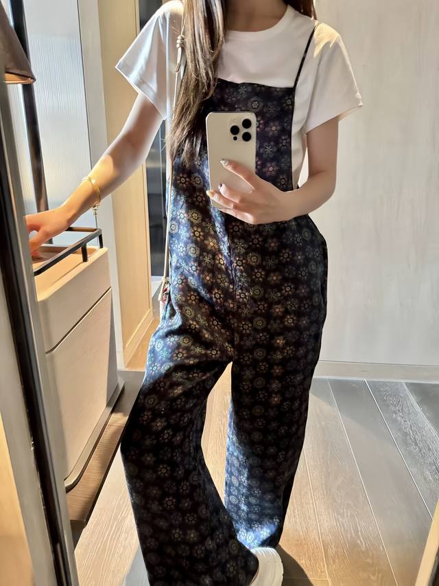 New Chinese style loose feeling old money style high-end overalls version is lo