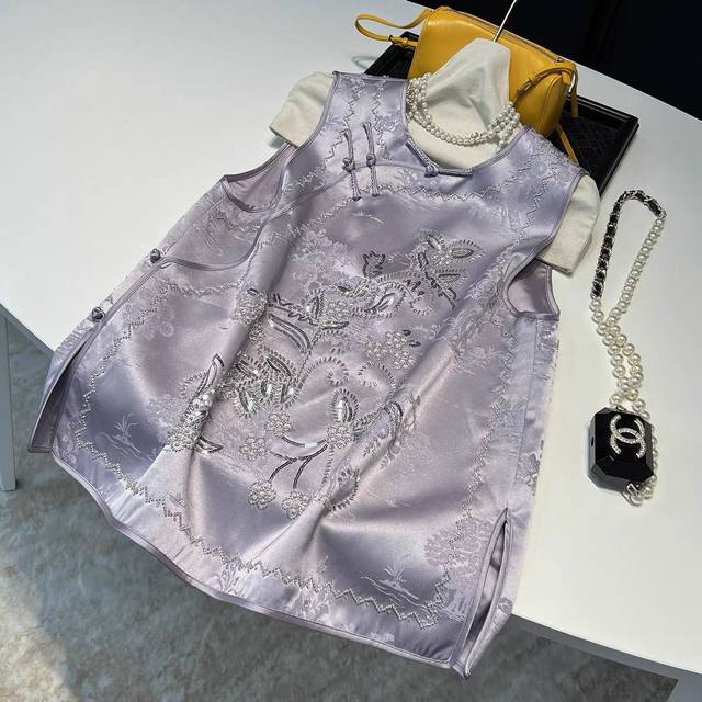 New Arrivals: New Fashion, New Chinese Style, Heavy Acetate Jacquard Full Beade