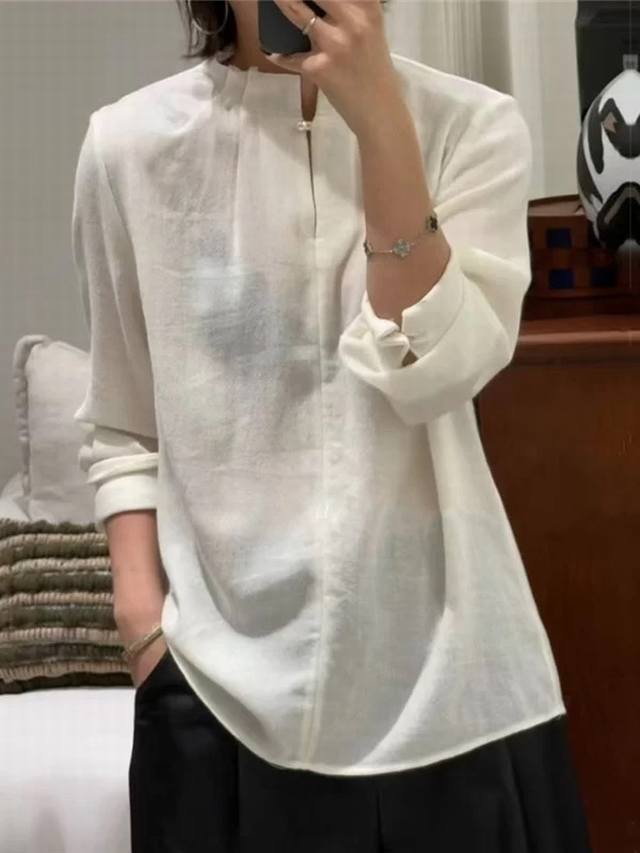 Popular improved style ~ Silk lace collar herringbone wool base top pink, white