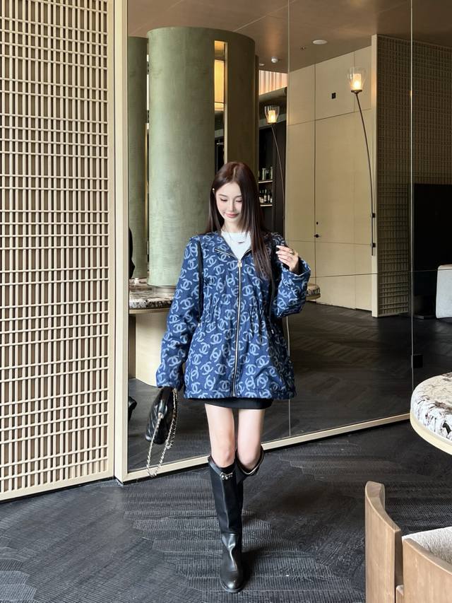 25Ss new Chane* jacquard letter quilted jacket ~ exclusive design, customized hi