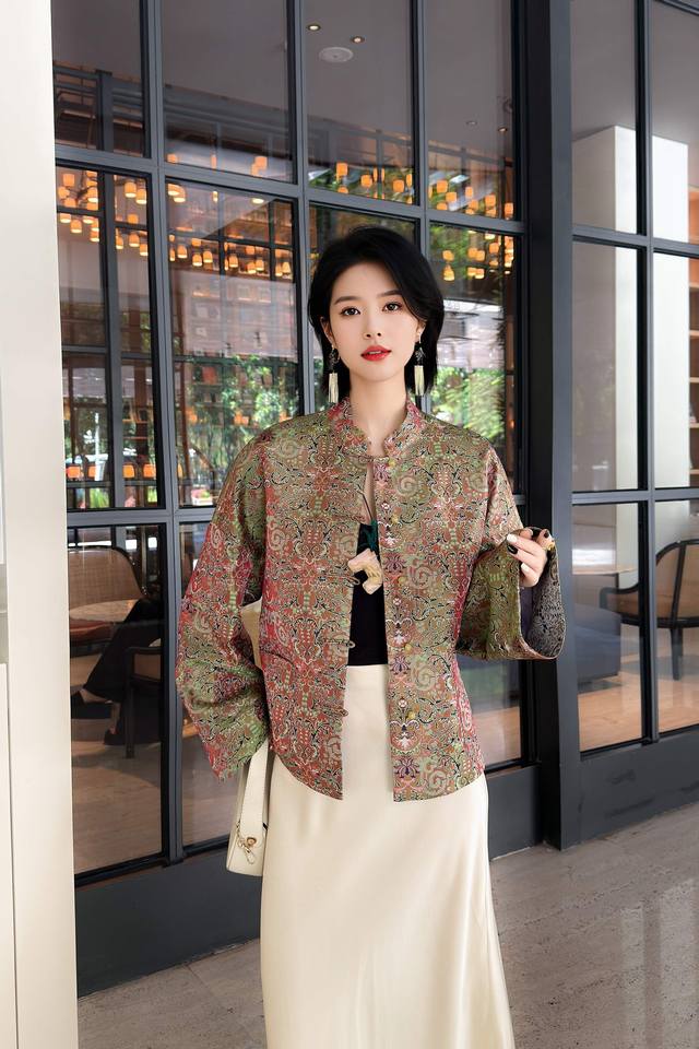 New arrival New Chinese retro fashion national style jacket S