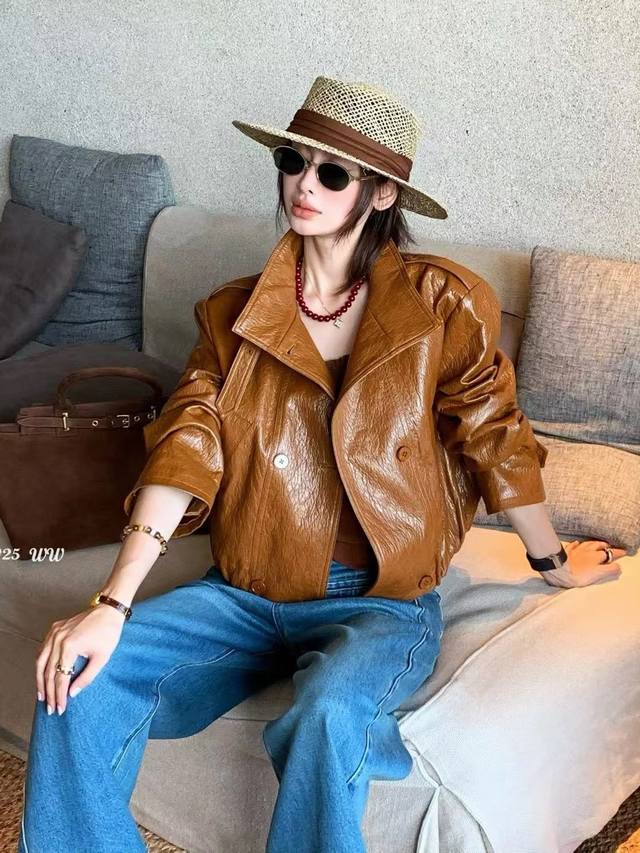 2025 autumn new European goods fashionable versatile slim stand collar long slee