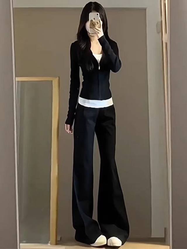 Size: SML-Xl-Xxl Color: Black White Fabric: Cotton Description: The whole set i