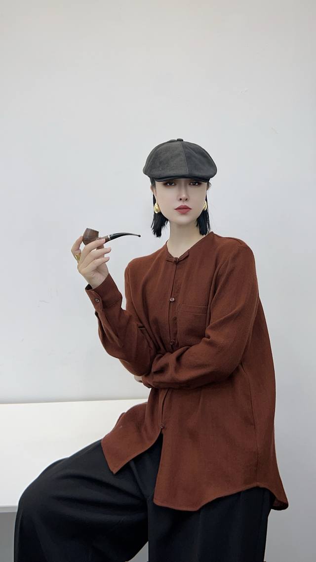 Original latest 100% wool shirt shipped S-Xl