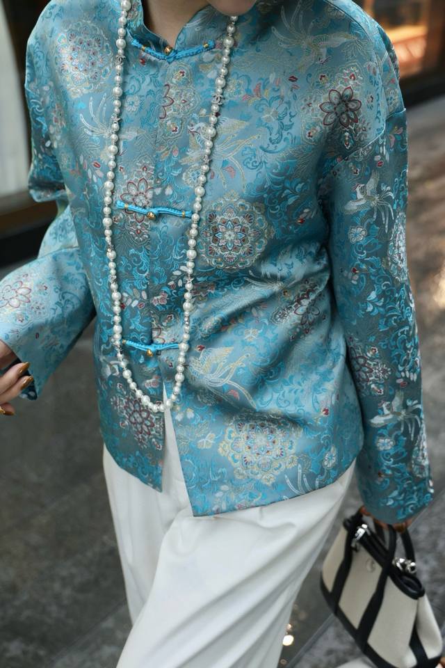 Heavyweight Song Brocade 2-color Jacket! High quality! 2025 new style new Chine