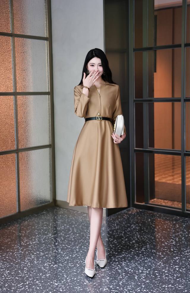 Autumn and winter new style celebrity high-end atmosphere classic slimming tempe