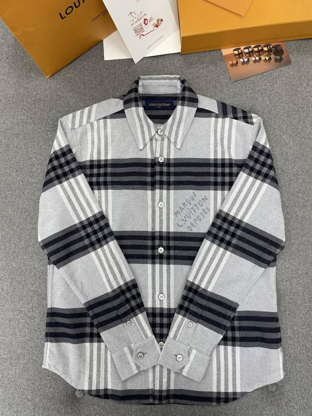 Plaid Cotton ShirtIt is definitely the most popular black, white and gray plaid