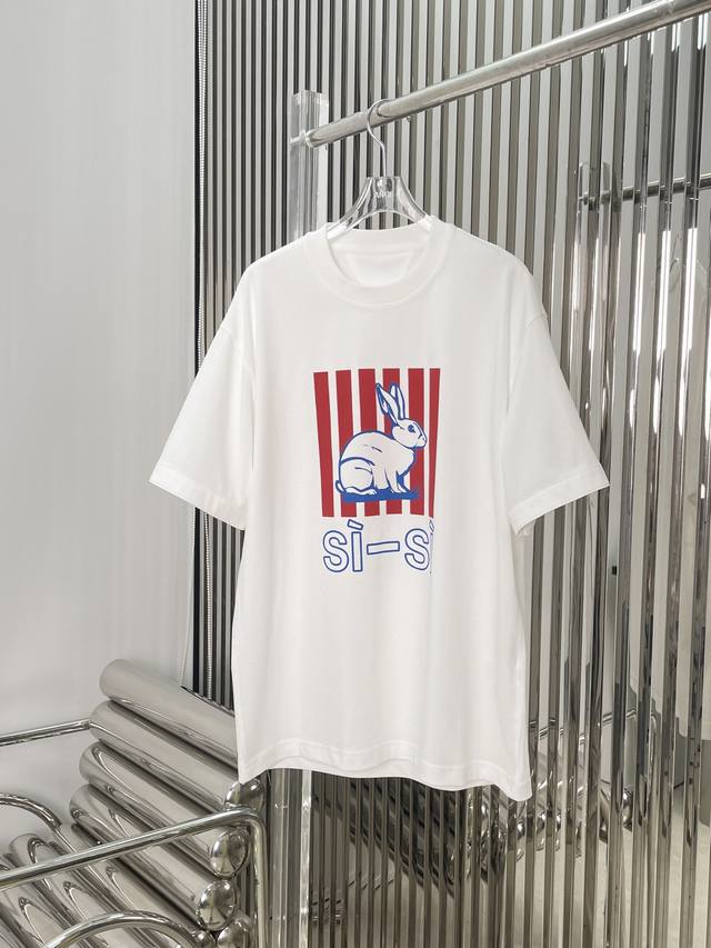 Real photos! Latest Bv 25New White Rabbit T-shirt size: Sml